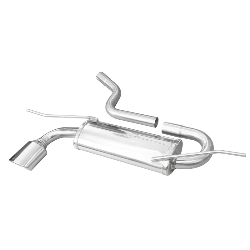 InoXcar 100% RVS Sportuitlaat passend voor Seat Leon (5F) 1.4 TSi 122pk 2012- 50mm 1x120x80mm
