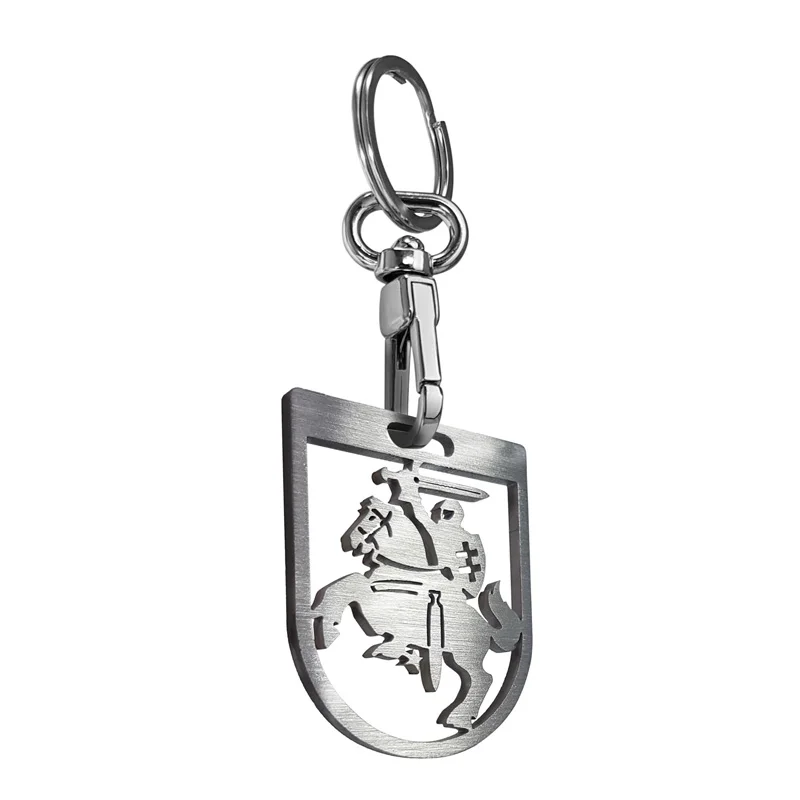 Avisa RVS sleutelhanger - 'Litouwen' (Zilver)