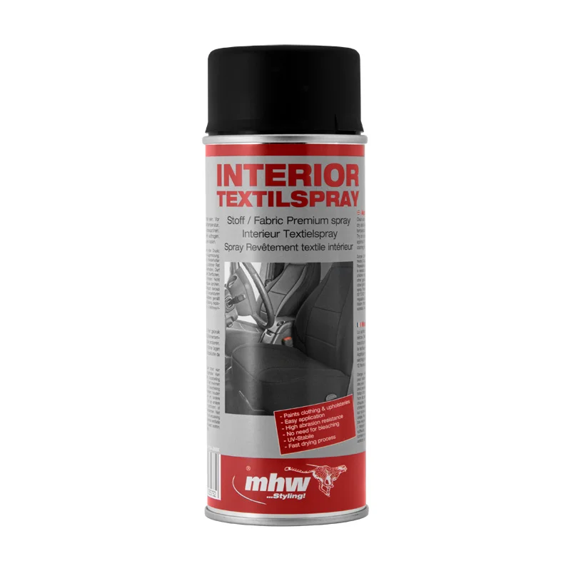 MHW Styling MHW Color-It Textiel Styling Spray – Zwart – 1x 400ml