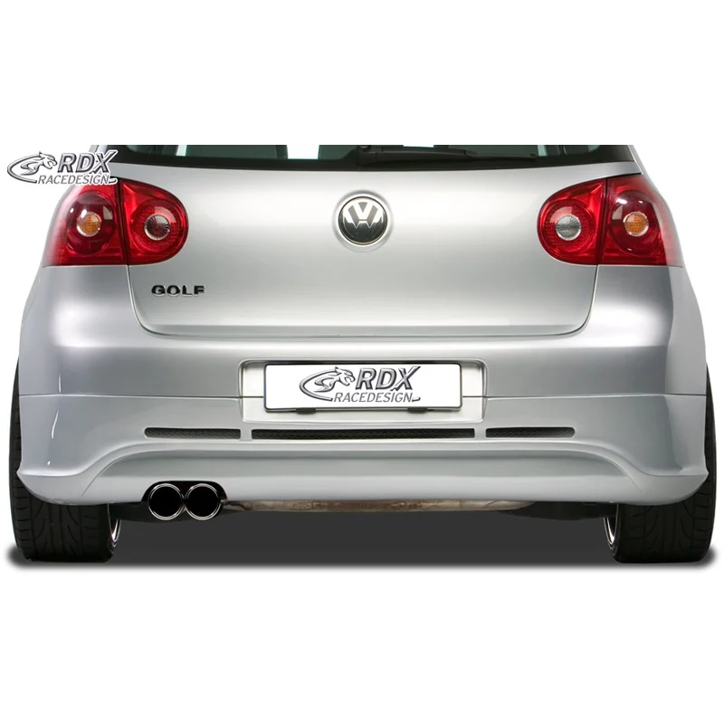 RDX Achterskirt passend voor Volkswagen Golf V Hatchback 3/5-deurs 2003-2008 (uitlaat links) excl. Variant/Plus (ABS)