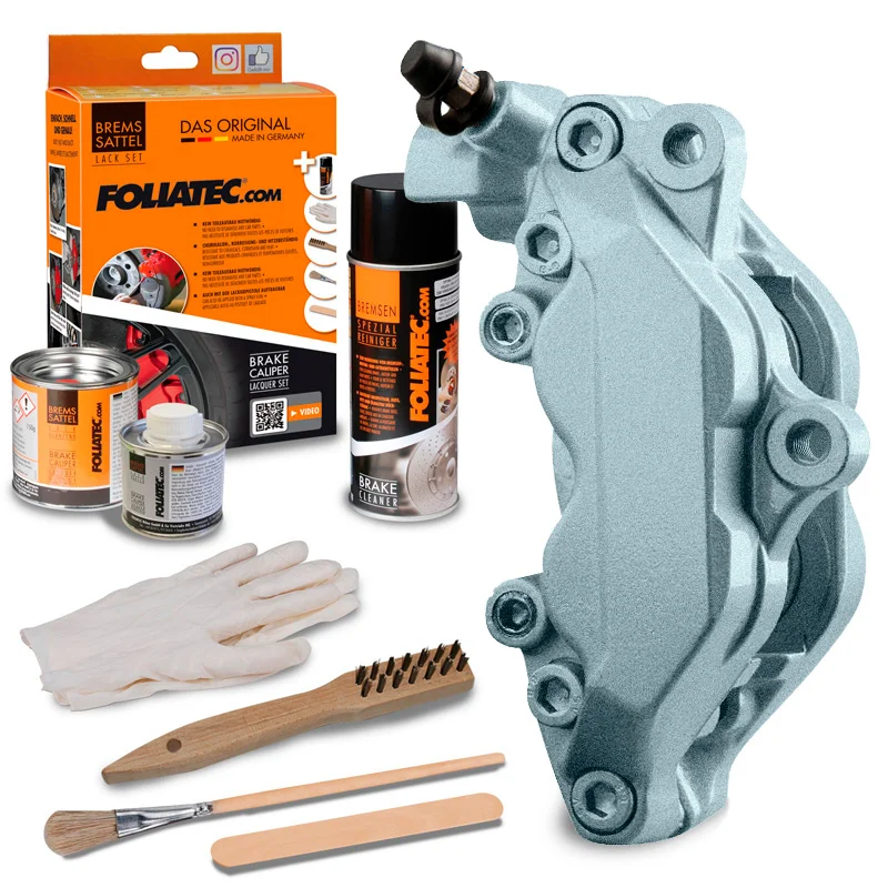 Foliatec Remklauwlakset - Marine Bay Zilver Metallic- 3 Componenten