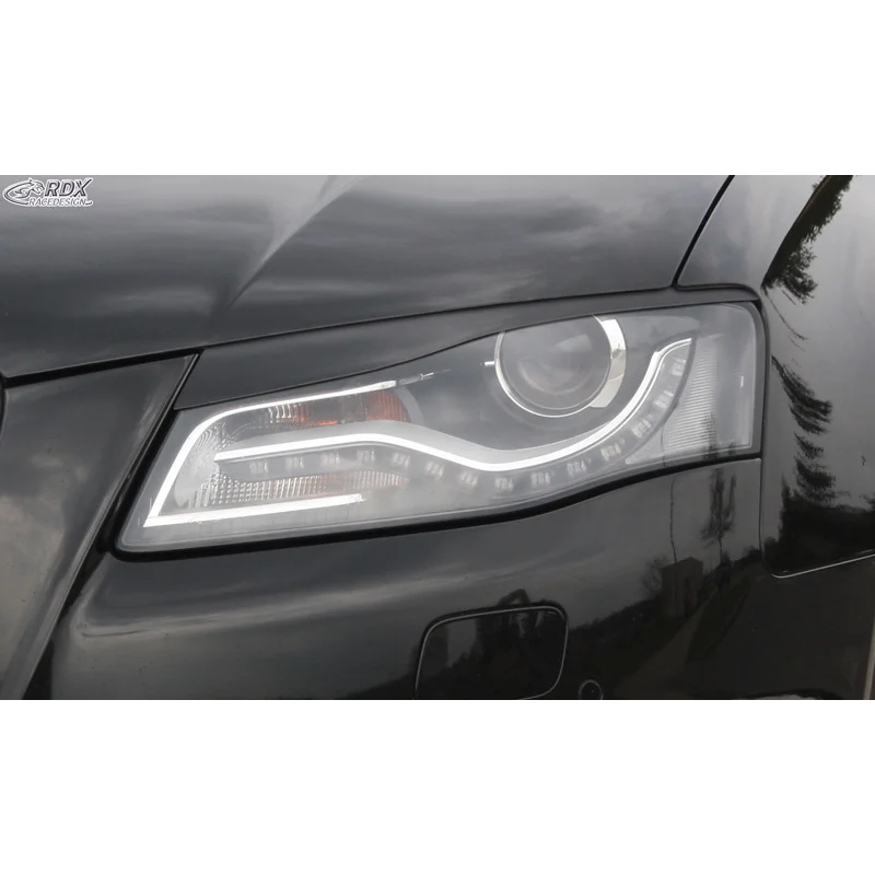 RDX Koplampspoilers passend voor Audi A4 B8 2008-2012 (ABS)