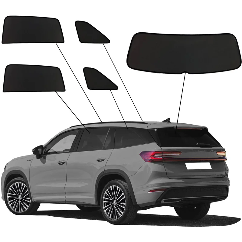 SunClip Zicht- & Zonwering passend voor Skoda Kodiaq II (PS7) 2024-