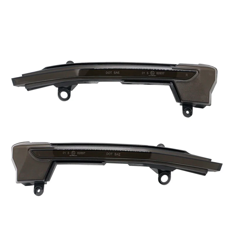 AutoStyle Set LED Zijspiegel-Knipperlichten passend voor Seat (Cupra) Ateca 2016- & Seat Tarraco 2019- – Rookgrijs – incl. Dynamic Running Light