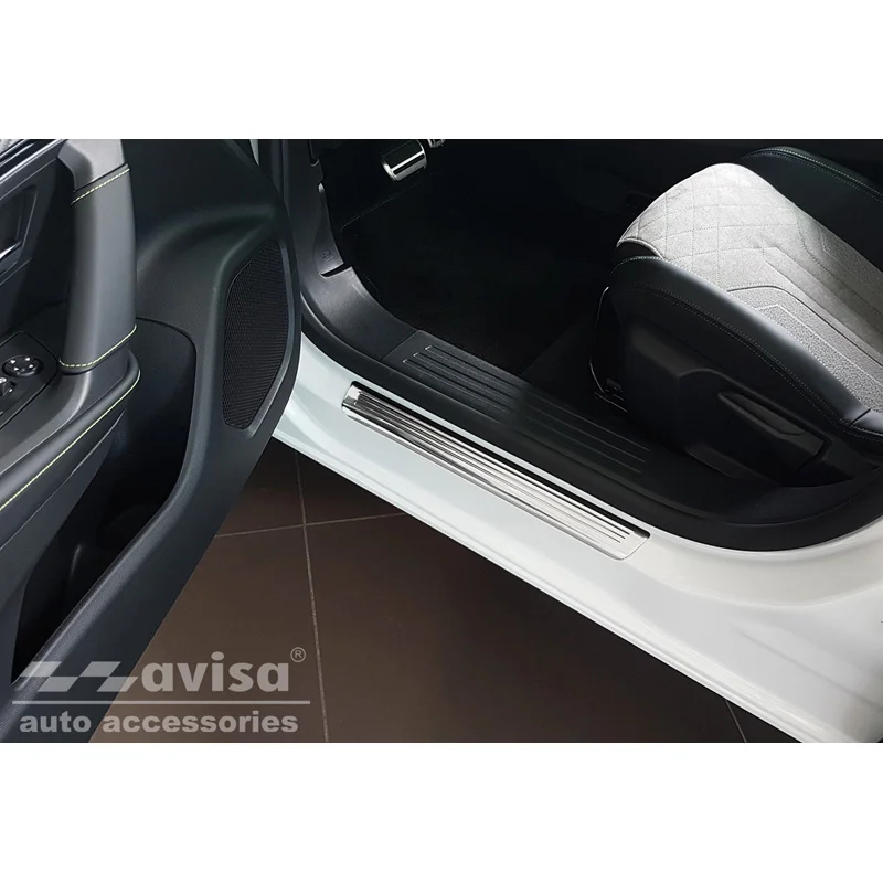 Avisa RVS Instaplijsten passend voor Peugeot 2008 II 2020- 'Lines' - 4-delig