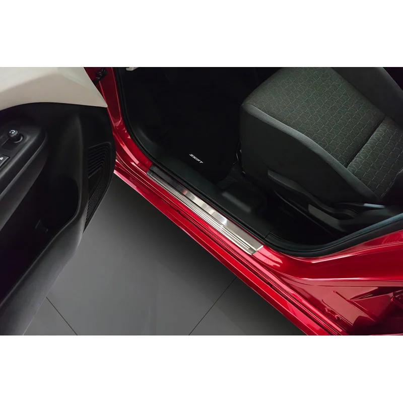 Avisa RVS Instaplijsten passend voor Suzuki Swift VI 2024- 'Lines' - 4-delig
