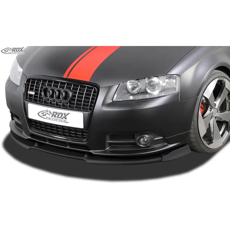RDX Voorspoiler Vario-X passend voor Audi A3 8P 3/5-deurs S-Line 2006-2008 (PU)
