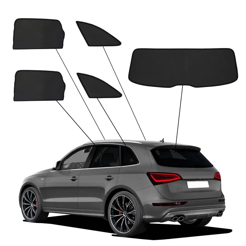 SunClip Zicht- & Zonwering passend voor Audi Q5 (8R) 2008-2016