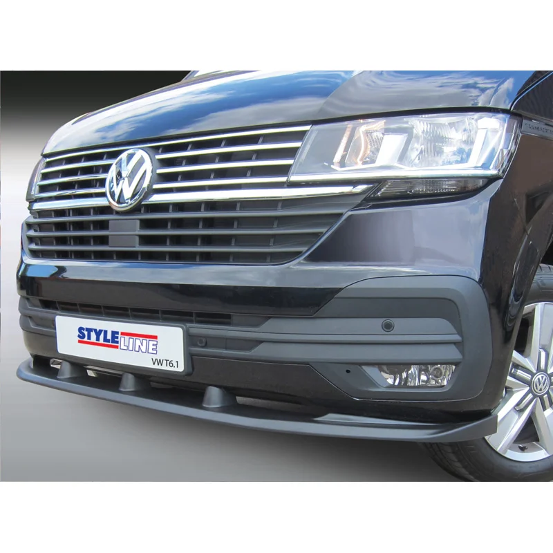 RGM Voorspoilerlip passend voor Volkswagen Transporter T6.1 2020- Zwart