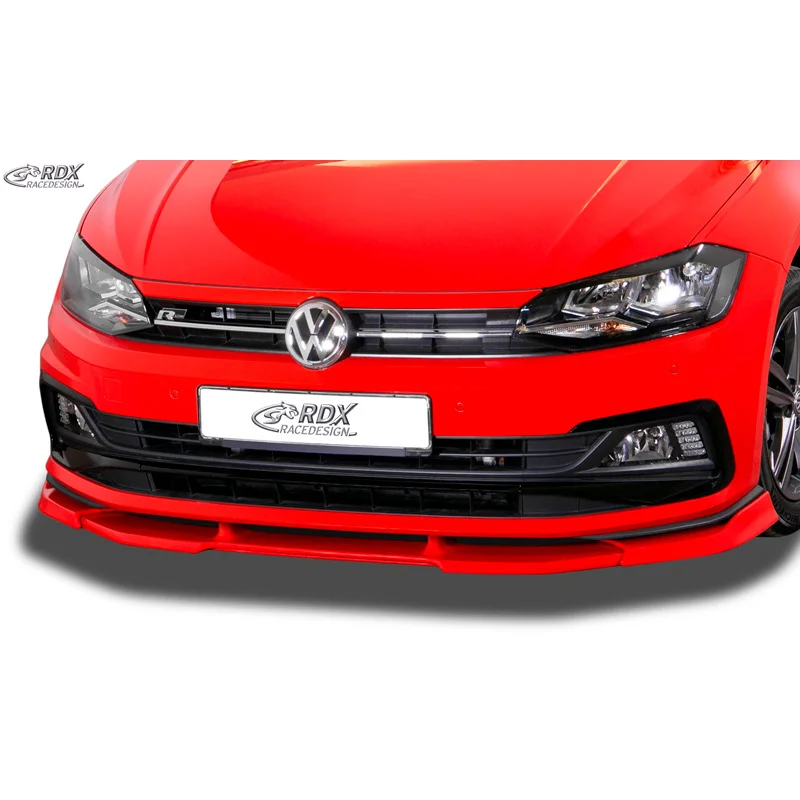 RDX Voorspoiler Vario-X passend voor Volkswagen Polo (2G/AW) R-Line/GTi 2017- (PU)