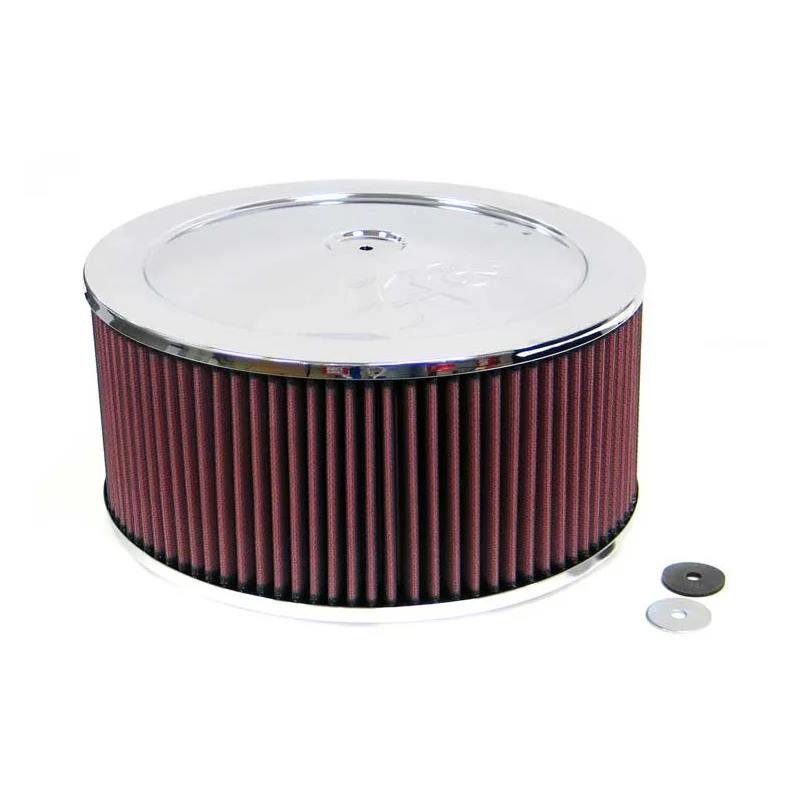 K&N luchtfilter rond – 186mm aansluiting, 279mm diameter, 178mm hoogte (60-1250)