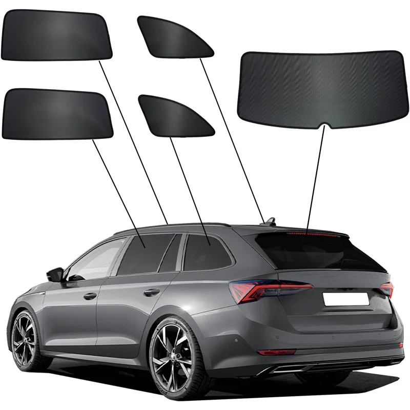 SunClip Zicht- & Zonwering passend voor Skoda Octavia IV (NX5) Combi 2020-