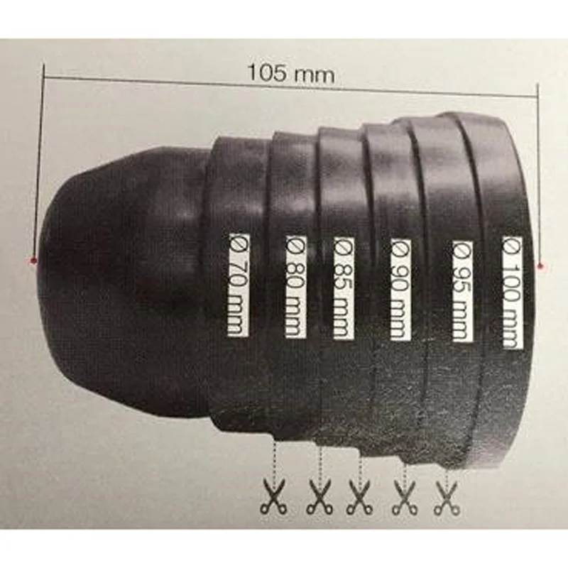 Universele koplamp stofhoes voor montage van HID-Xenon of LED lampen – 1 stuk