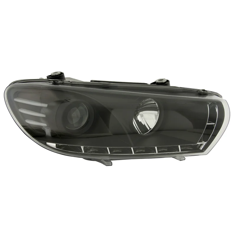 AutoStyle Set Koplampen in DRL-Look passend voor Volkswagen Scirocco 2008-2017 – Zwart