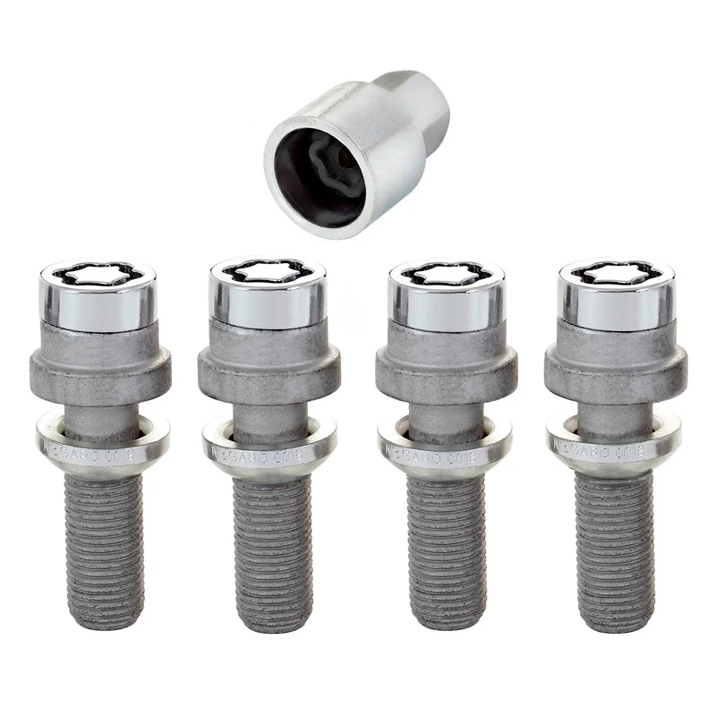McGard Slotboutenset M14x1.50 - Bolkonisch R14 - Lengte 28,3mm (19mm kop)