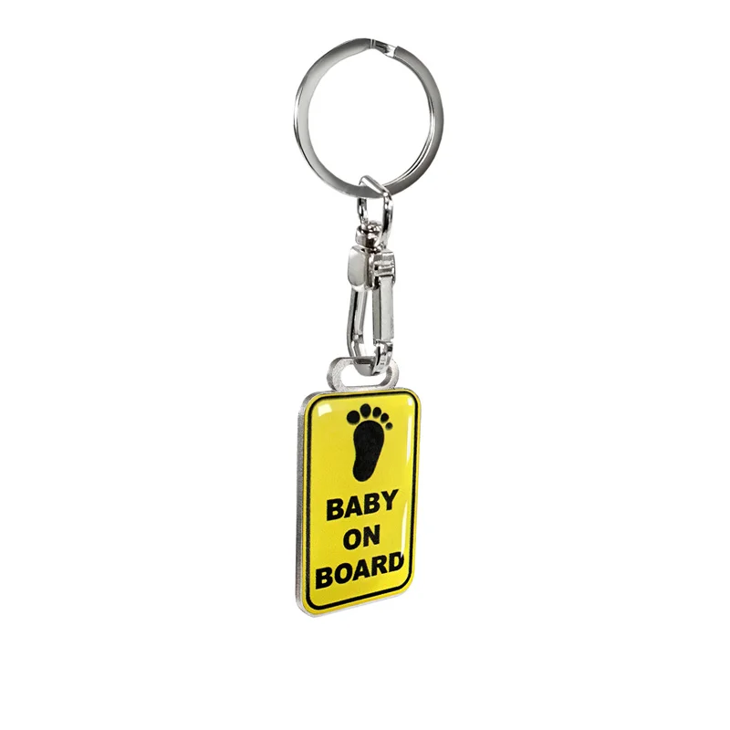 Avisa RVS sleutelhanger - 'Baby On Board'