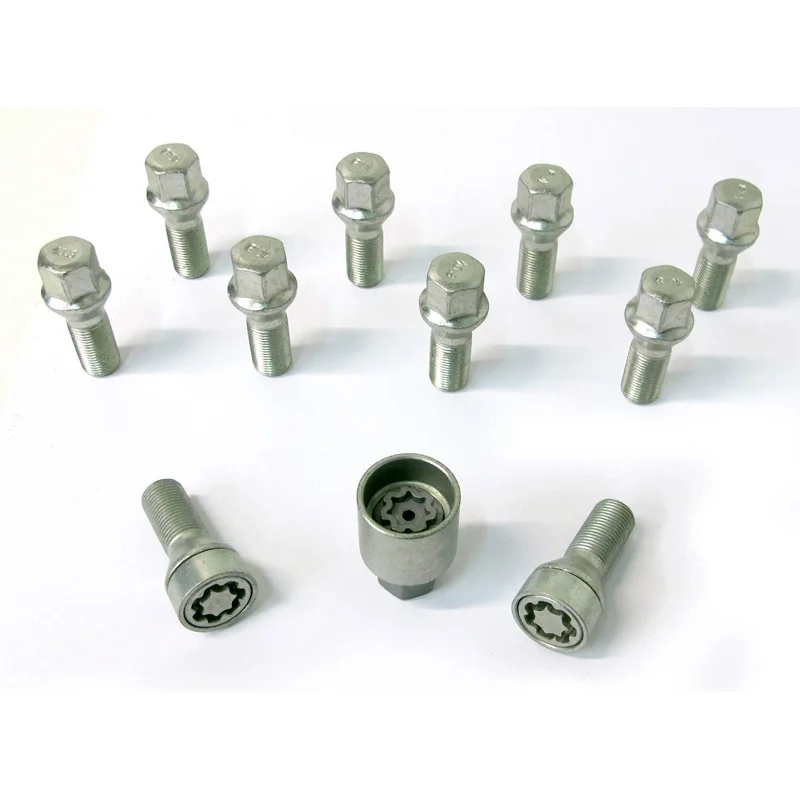 H&R Wielboutenset konisch M14x1.25 – Lengte 48mm – 10 stuks – incl. wielsloten