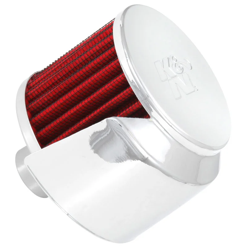 K&N Carterontluchtingsfilter - stalen onderplaat - 25mm aansluiting - Met schild (62-1520)