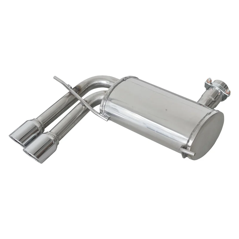 InoXcar 100% RVS Sportuitlaat passend voor Audi A3 8P Sportback 2.0TDi (140pk) 2004-2008 2x80mm X-Race