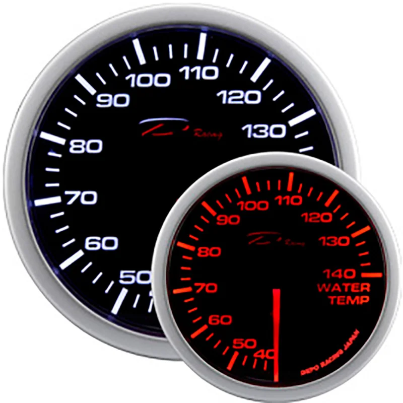 Depo Racing WA-Series Instrument – Watertemperatuur 40-140C – 52mm