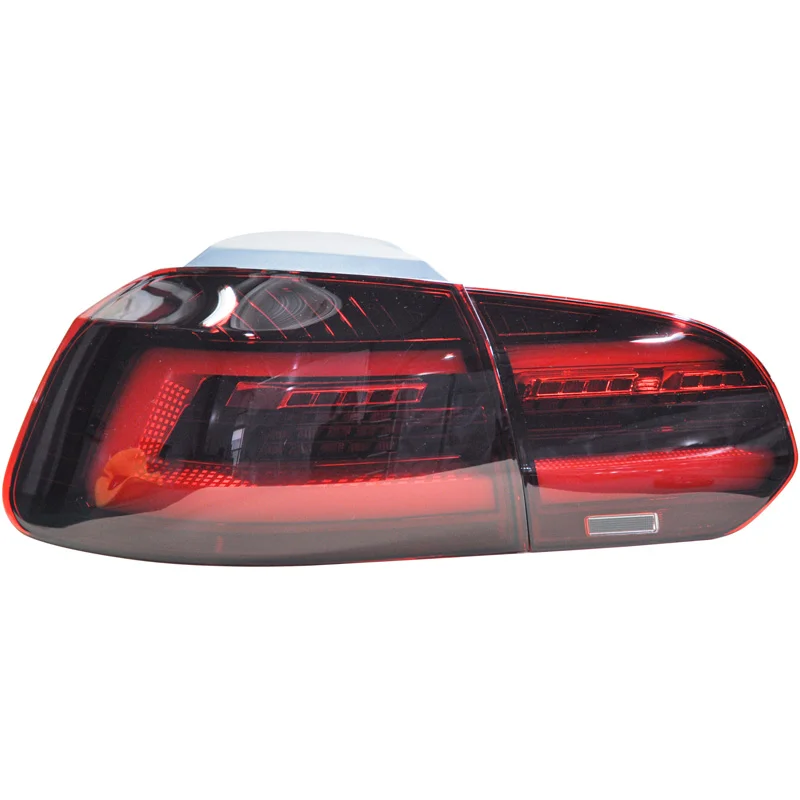 AutoStyle Set Golf 8-Look LED Achterlichten passend voor Volkswagen Golf VI 2008-2012 excl. Variant – Rood/Helder/Rookgrijs – incl. Dynamic Running Light