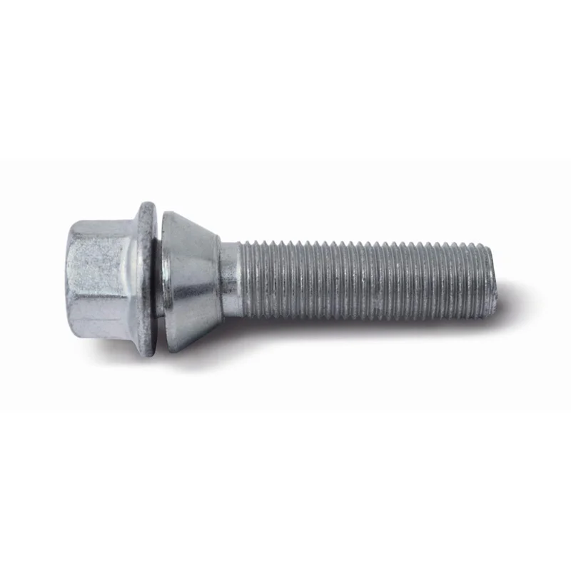 H&R Wielbout konisch met beweegbare ring M14x1.50 - Lengte 48mm (Bv. passend voor BMW, Volvo)