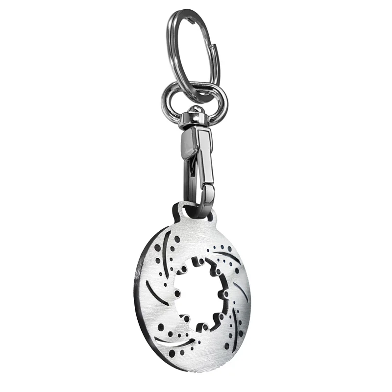Avisa RVS sleutelhanger - 'Remschijf' (Zilver)