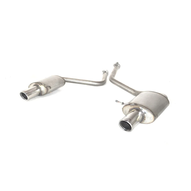 Ulter Sport Dubbele RVS Sportuitlaat passend voor Audi A4 (B6) Avant 1.8T 120/140kW 2001-2004 90mm