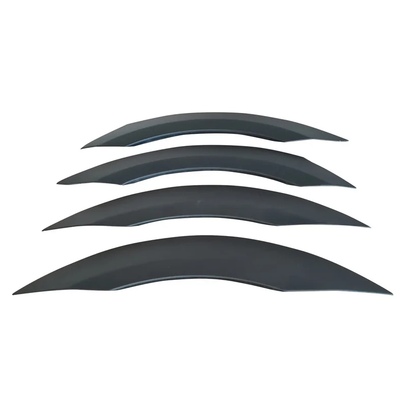 Oneway Set spatbordverbreders (Trims) passend voor Mercedes Sprinter W907 2018- - Versie 2 - Matzwart