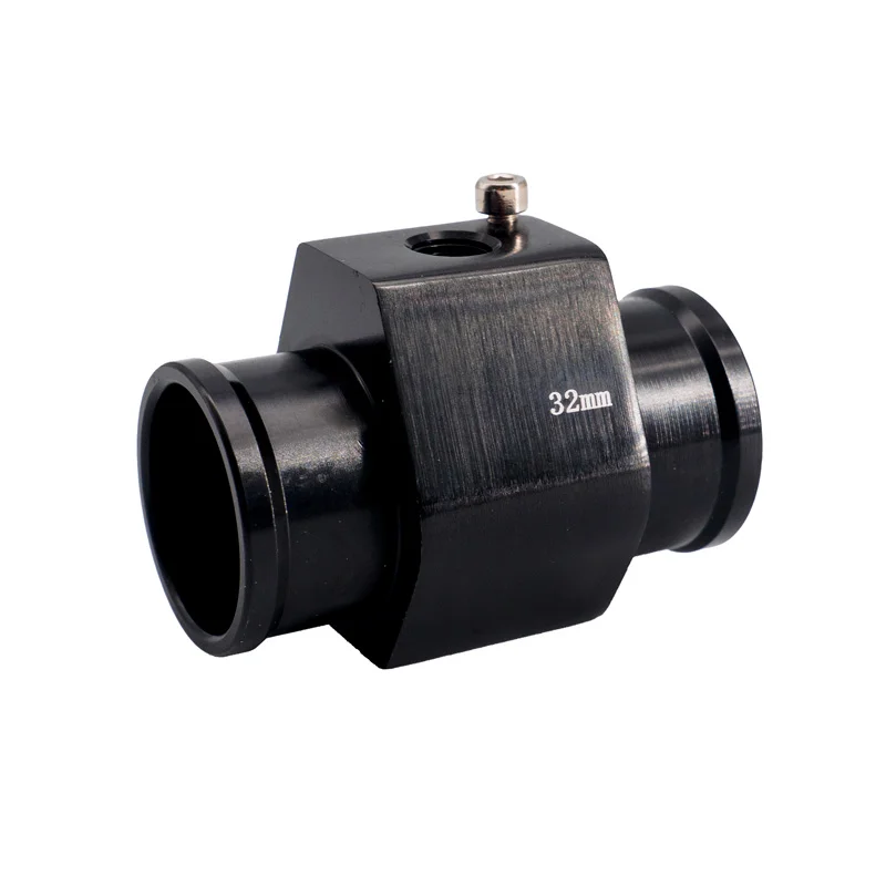 Simoni Racing Watertemperatuursensor Fitting - Zwart geanodiseerd aluminium - Ø32mm