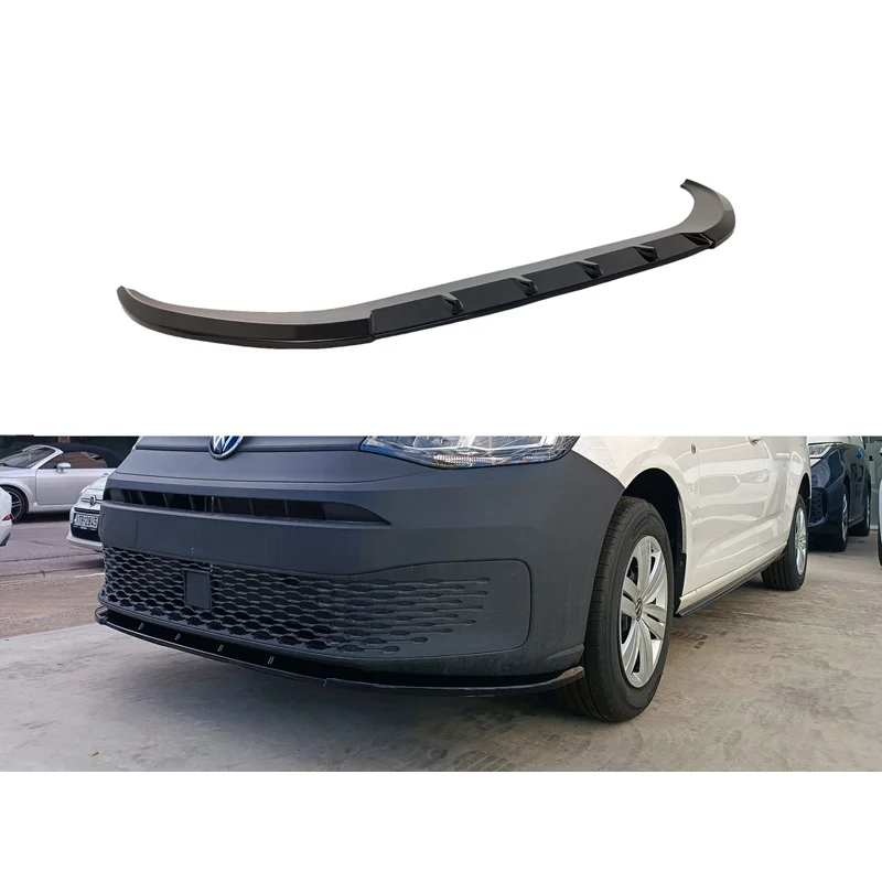 Motordrome Voorspoiler passend voor Volkswagen Caddy V Box/MPV 2020- (ABS)