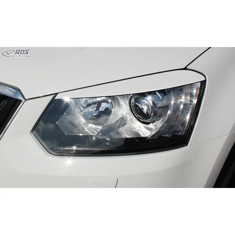 RDX Koplampspoilers passend voor Skoda Yeti 2014- (ABS)