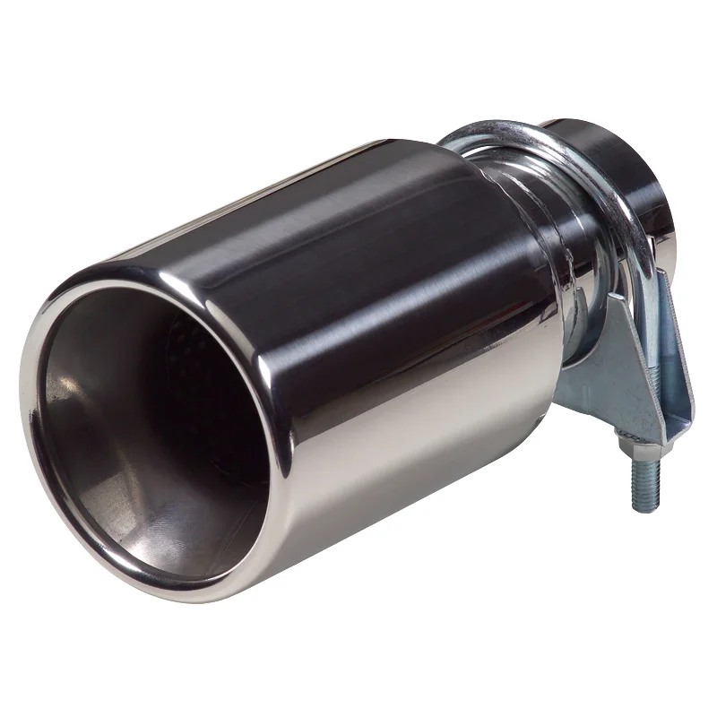 AutoStyle Uitlaatsierstuk RVS - rond 89mm - lengte 178mm - 40-58mm aansluiting
