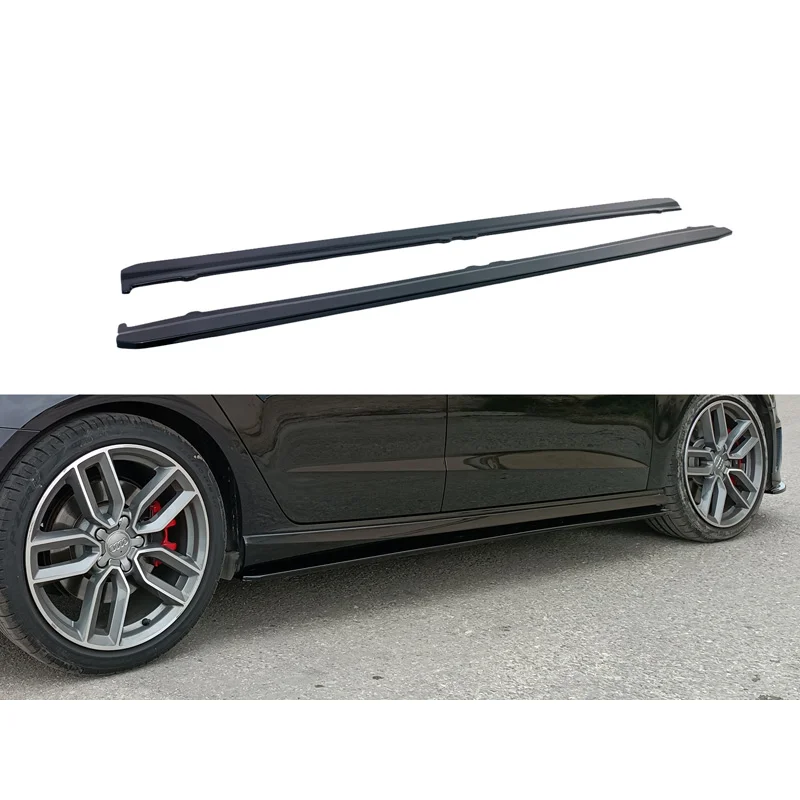 Motordrome Sideskirts passend voor Audi A3 (8V) S-Line/S3 Sportback 2012-2020 (ABS)