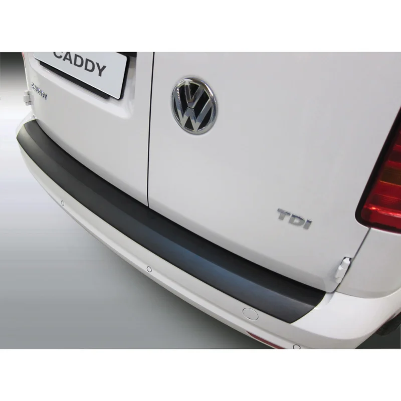RGM ABS Achterbumper beschermlijst passend voor Volkswagen Caddy/Maxi 2015-2020 Zwart