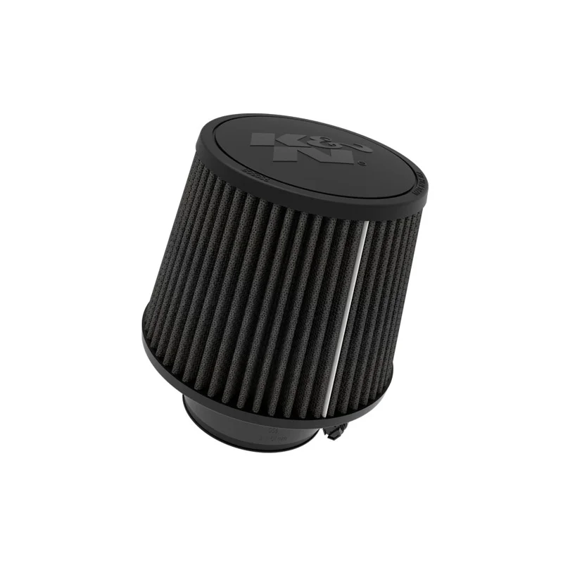 K&N Universeel Dryflow Zwart Luchtfilter Conisch 76mm aansluiting, 152mm onder, 127mm top, 127mm hoogte (RU-3126HBK)