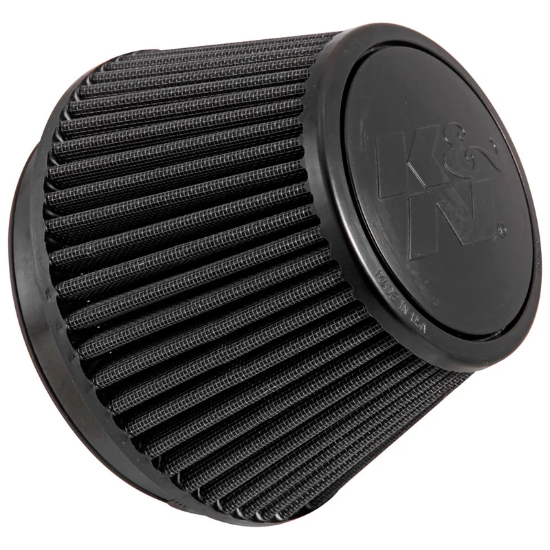 K&N Universeel Dryflow Zwart Luchtfilter Conisch 152mm aansluiting, 191mm onder, 133mm top, 124mm hoogte (RU-3106HBK)