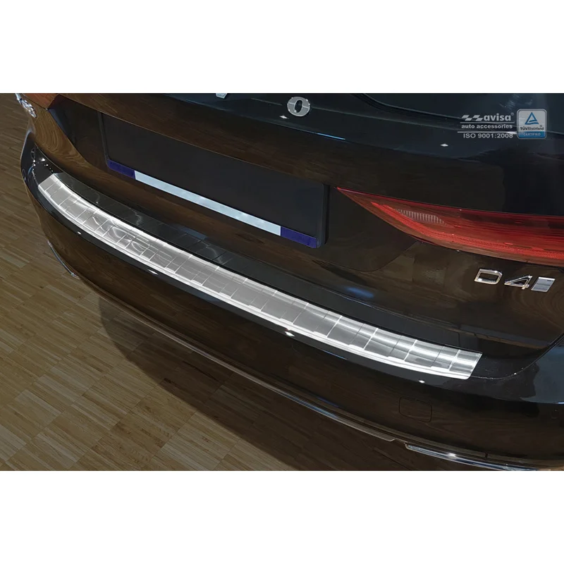 Avisa RVS Achterbumperprotector passend voor Volvo V90 9/2016- - Zilver