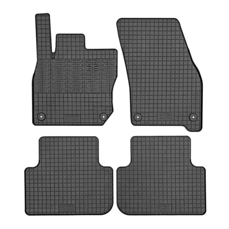 CIKCAR Rubber matten passend voor Cupra Terramar (KP1) 2024- & Audi Q3 (FJB) 2025- (4-delig + montagesysteem)
