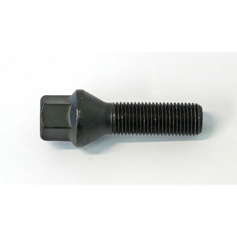 H&R Wielbout konisch M14x1.50 - Lengte 28mm - Zwart