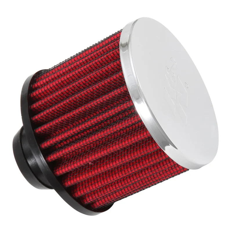 K&N Carterontluchtingsfilter - rubber onderplaat - 32mm aansluiting (62-1490)