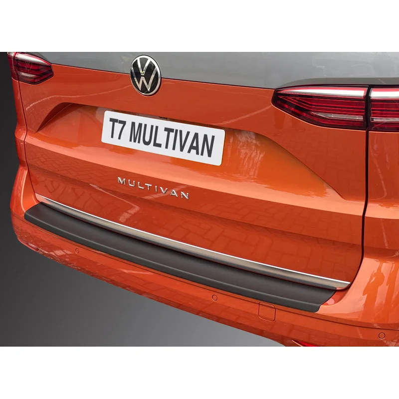 RGM ABS Achterbumper beschermlijst passend voor Volkswagen Multivan T7 2021- Zwart