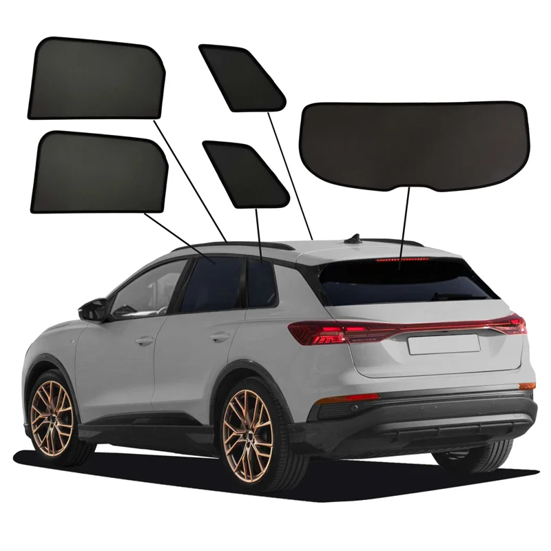 SunClip Zicht- & Zonwering passend voor Audi Q4 (F4B) E-Tron 2021-