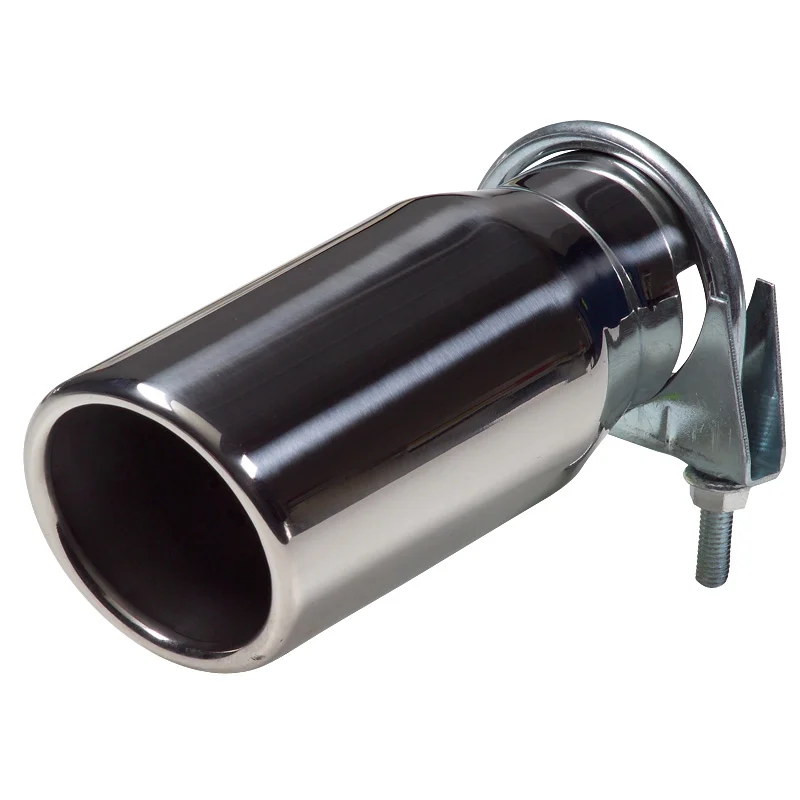 AutoStyle Uitlaatsierstuk RVS - rond 76mm - lengte 178mm - 40-58mm aansluiting