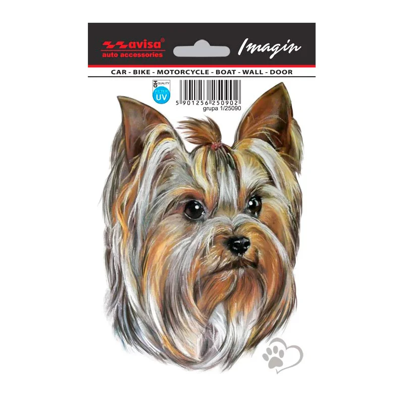 Avisa Auto Tattoo Sticker Yorkshire Terrier - 11x15,5cm