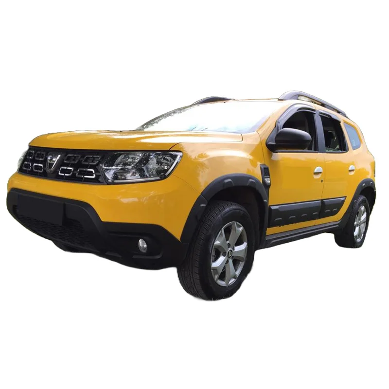 Oneway Set spatbordverbreders (Trims) passend voor Dacia Duster II 2018-2024 (Off-Road) - Matzwart