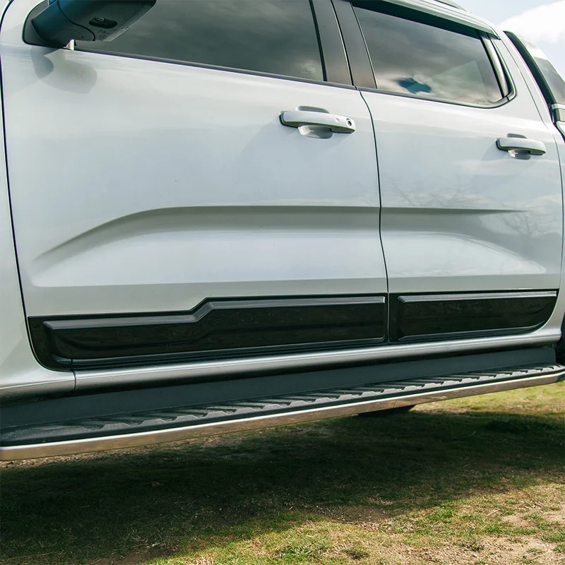 Oneway Set deurpanelen passend voor Ford Ranger T9 2022- - Matzwart