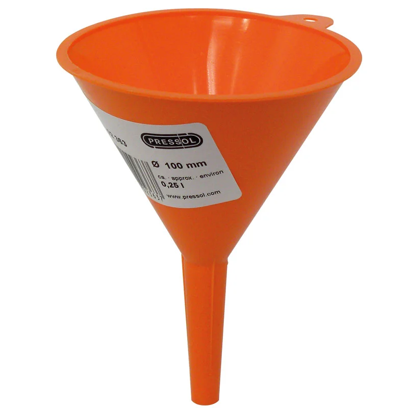 Pressol 02 363 Trechter 0,25 L HDPE Ø 100 mm oranje