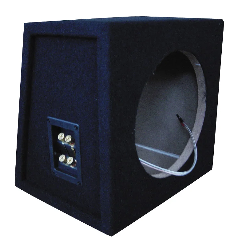 Necom MDF Subwooferkist 10-inch/25cm 2x aansluiting