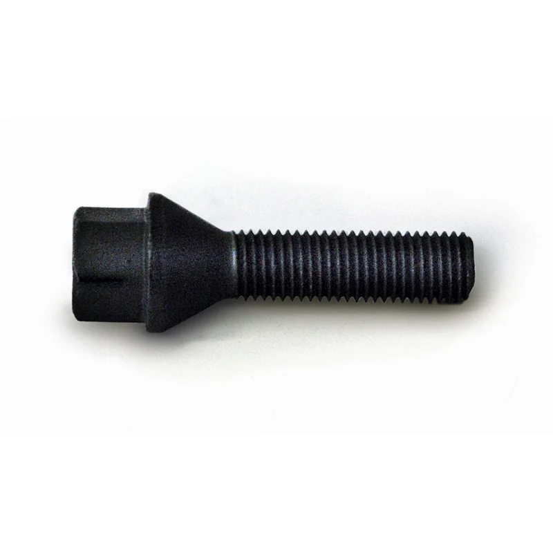 H&R Wielbout konisch M12x1.50 - Lengte 40mm - Zwart